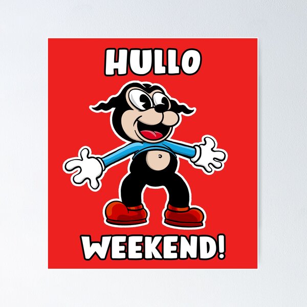 Item preview, Hullo, weekend! designed and sold by Living-Colors.