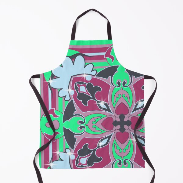 Item preview, Fun Lucky Star Cross Mandala Design in Purple and Green Rainbow designed and sold by JoseYeste.