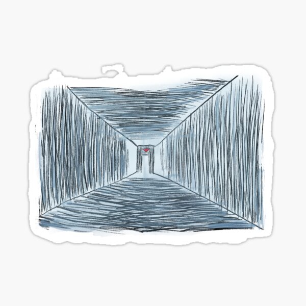 Item preview, Severance inspired - Exports Hall / Testing Floor - Irving B.’s Dark Drawing designed and sold by Chloë, Natalie, & Sam Buse.