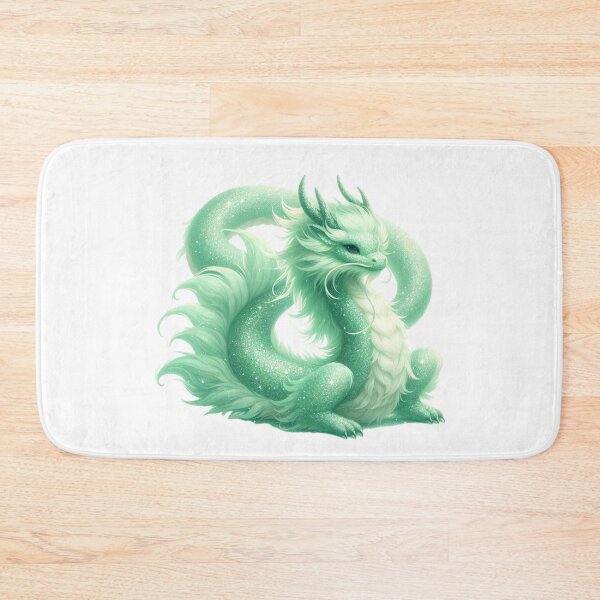 Artikelvorschau, Schöner pastellgrüner chinesischer Wyrm-Drache entworfen und verkauft von 2ndSketch.