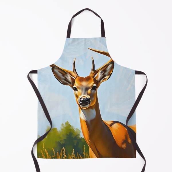 Item preview, Beautiful Deer Portrait Oil Painting Style Forest Animal designed and sold by kakarikihill.