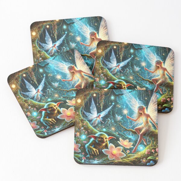 Item preview, The Enchanted Grove: Dance of the Fairy Lights designed and sold by philpace.