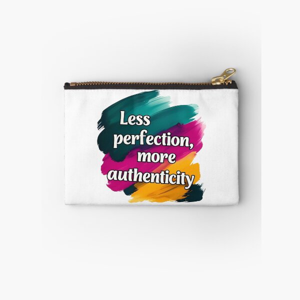 Aperçu de l'œuvre Coups de pinceau abstraits Moins de perfection Plus d'authenticité Typographie créative et audacieuse Bleu sarcelle Magenta Jaune moutarde Couleurs vives Célébrer l'individualité Artistique créée et vendue par zoughlal.