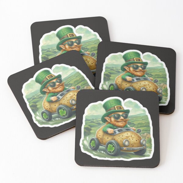 Item preview, Leprechaun Driving a Tiny Potato Car Falcon-Frequency Drop-Amalgramation Reloaded designed and sold by Imaginarium of Chaos falcon88 .