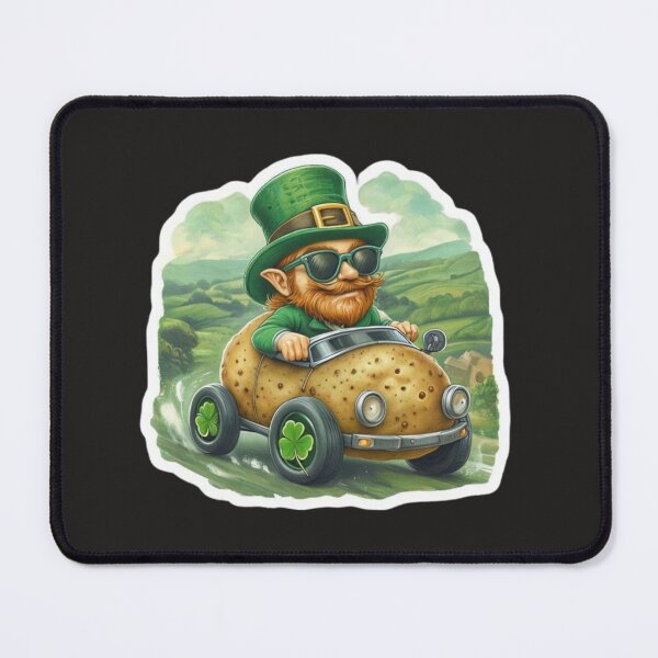 Item preview, Leprechaun Driving a Tiny Potato Car Falcon-Frequency Drop-Amalgramation Reloaded designed and sold by Imaginarium of Chaos falcon88 .