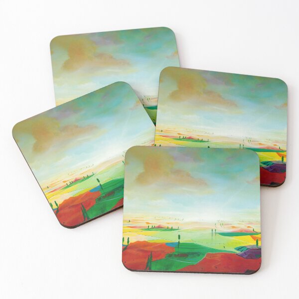 Item preview, Color Fields - a Colorful Landscape designed and sold by art paintings.