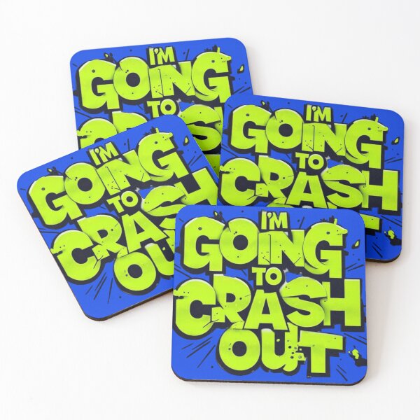 Item preview, Crash out text design designed and sold by JennyFinns.