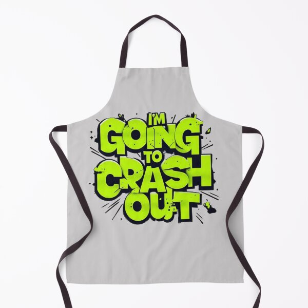 Item preview, Crash out text design designed and sold by JennyFinns.