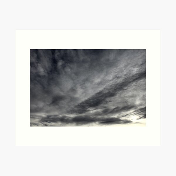 Altocumulus stratiformis Art Print