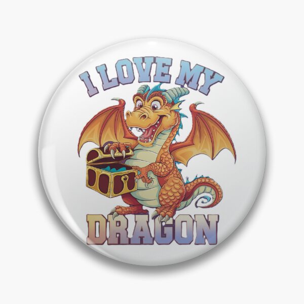 Artikelvorschau, Ich liebe meinen Drachen entworfen und verkauft von creatyfusion.