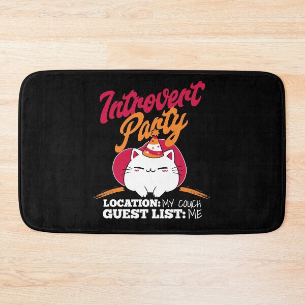 Item preview, Introvert Party - Location: My Couch, Guest List: Me designed and sold by AnAzArt.