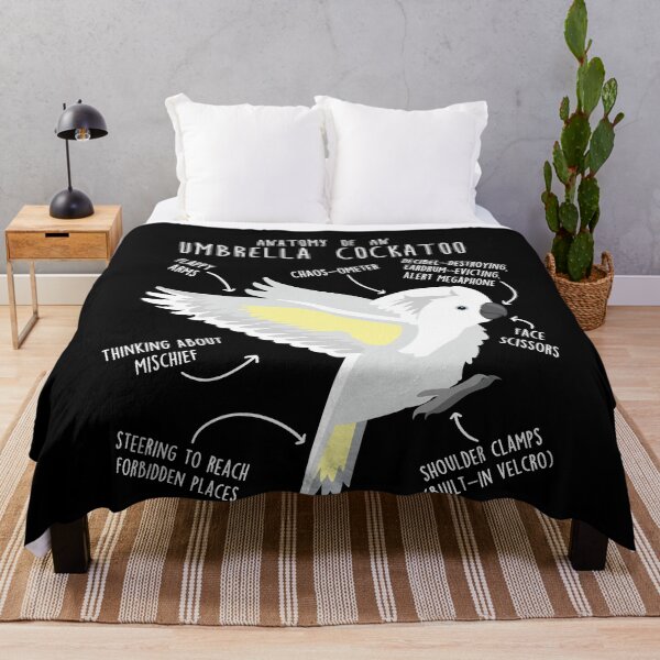 Item preview, Umbrella Cockatoo Parrot Anatomy designed and sold by Clara Hollins.