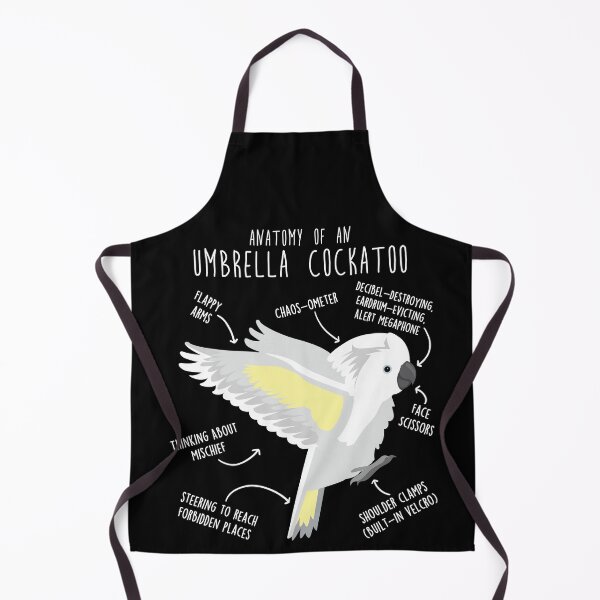 Item preview, Umbrella Cockatoo Parrot Anatomy designed and sold by Clara Hollins.