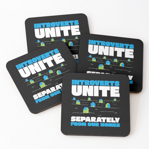 Item preview, Introverts Unite - Separately from Our Homes designed and sold by AnAzArt.