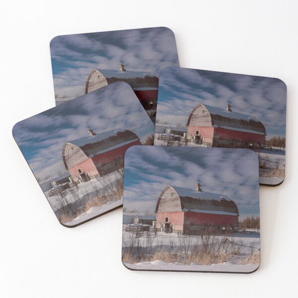 Item preview, Red Barn, Winter Blue Sky designed and sold by passion4photos.