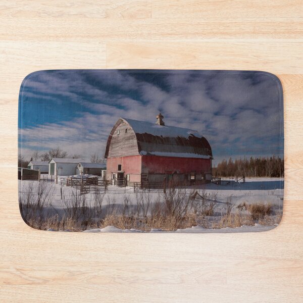 Item preview, Red Barn, Winter Blue Sky designed and sold by passion4photos.