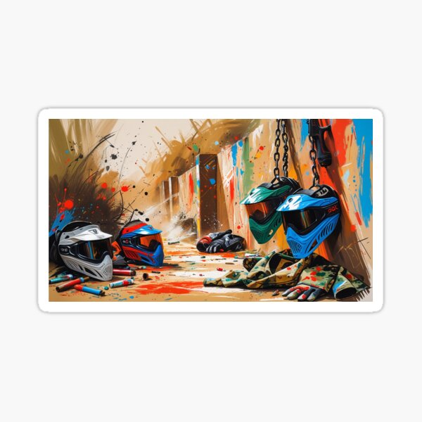 Vista previa del artículo con la obra «Paintball», diseñado y vendido por creatyfusion.