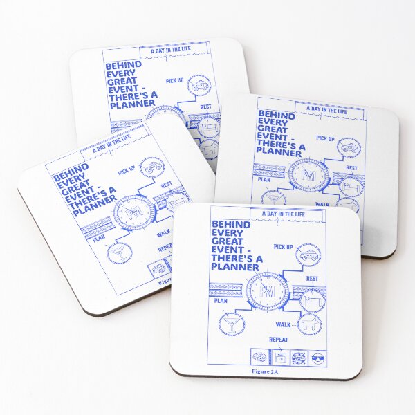 Item preview, Behind Every Great Event  Blue Print Graphic Design designed and sold by MoeTiff.