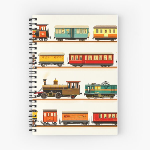 Item preview, Vintage Toy Train Collection – Classic Locomotive Set designed and sold by SteadyRolling.