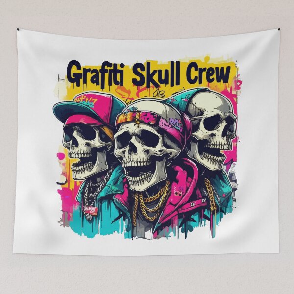 Item preview, Grafiti Skull Crew designed and sold by Coloradodrawings.