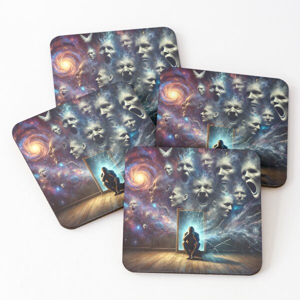 Item preview, Cosmic Voices – Schizophrenia Surreal Art designed and sold by Chroma Myst.
