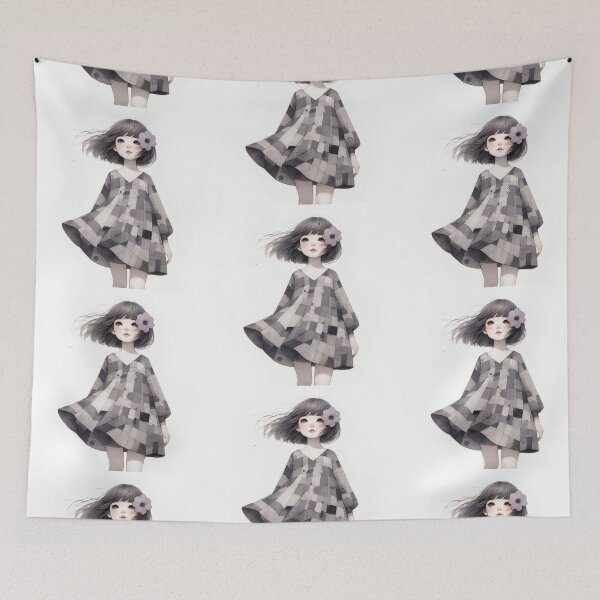 Item preview, Melancholy Girl designed and sold by Beyondnote-Art.