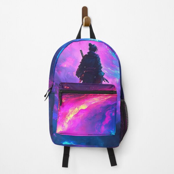 Item preview, Neon Samurai in the Cosmic Abyss designed and sold by PixelReverb.