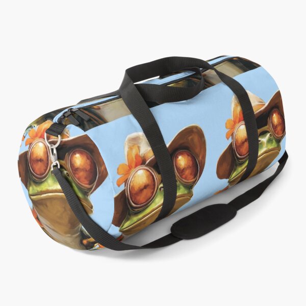 Item preview, Tour Guide Frog with Great Shades in a field gear So Hoppy #3 designed and sold by Vicki Noble Art.