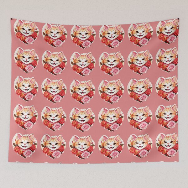 Item preview, A cat in love with a heart. designed and sold by Natalia-Vlad.
