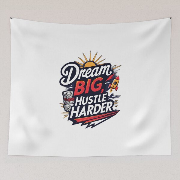 Item preview, Dream Big, Hustle Harder designed and sold by Cool Cash Tees .