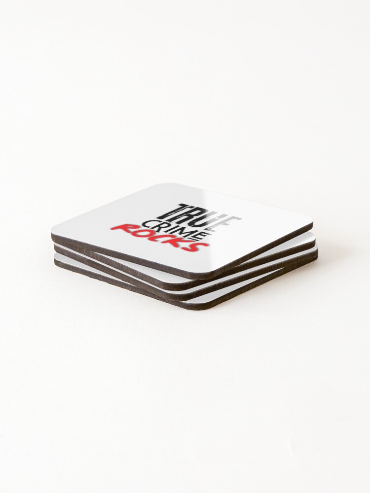 Thumbnail 4 of 5, Coasters (Set of 4), True Crime Rocks designed and sold by Oreo2020.