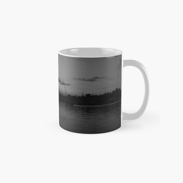 Rozelle Bay - Monochrome shot Classic Mug