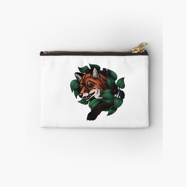 Item preview, Fox with berries neotrad tattoo style designed and sold by LeahcarsArt.