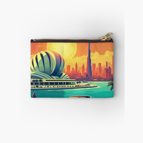 Item preview, Digital Retro Pop Art Poster of Doha | Vibrant Doha Skyline | Vintage Qatar Art | Colorful City Design designed and sold by PaintedPixels01.