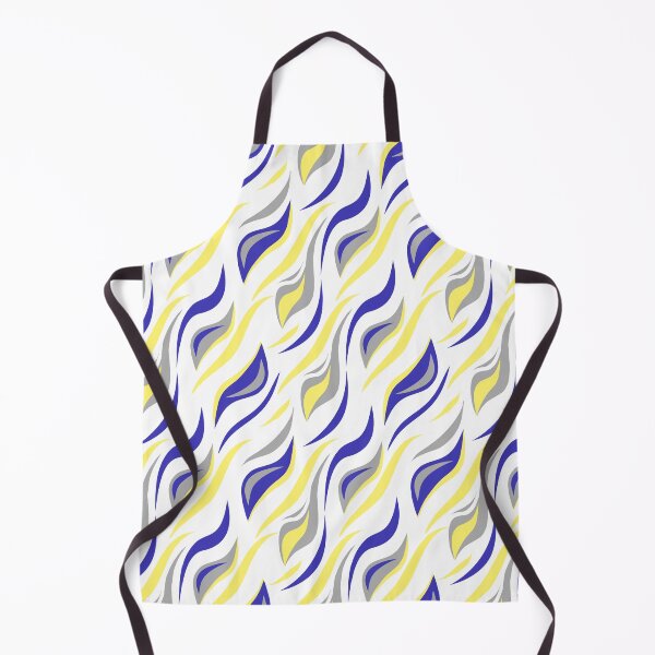 Item preview, Royal Blue Yellow and Grey Tiger Stripe Repeat Pattern designed and sold by Sharon Schwalbe.