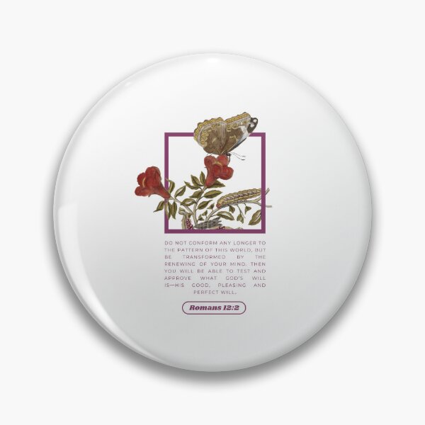 Item preview, Romans 12:2 Butterfly designed and sold by maxztron.