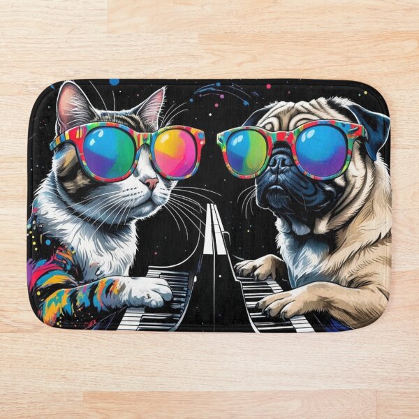 Item preview, Playing piano together  designed and sold by Crazy B Loco.