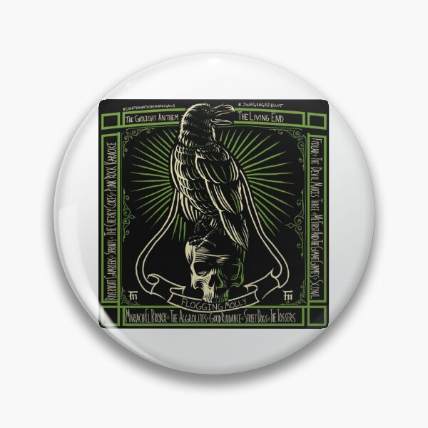 Item preview, The Flogging Molly Raven SDC Version designed and sold by Just In Stock Stickers.