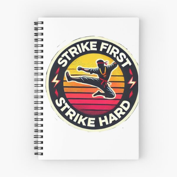 Item preview, Strike First Strike Hard Cobra Kai sticker designed and sold by iiBellaArt.