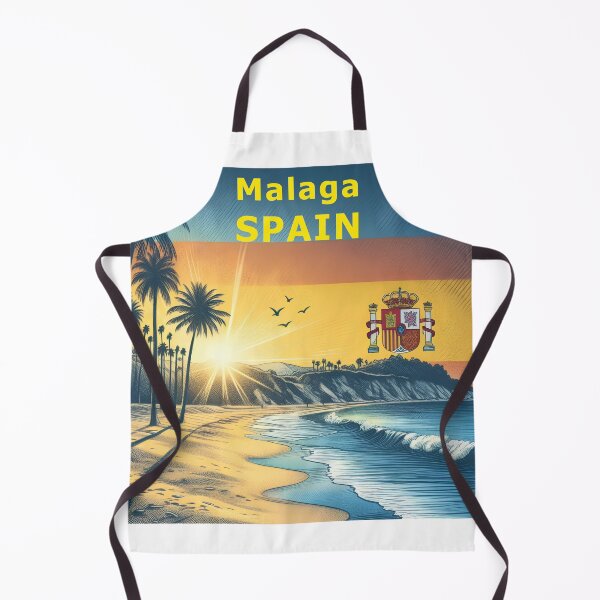 Item preview, Summer sunset at beach in Malaga Spain designed and sold by Gunnar Hermansen.