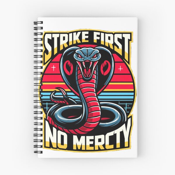 Item preview, Cobra Kai Strike First No Mercy Sticker designed and sold by iiBellaArt.