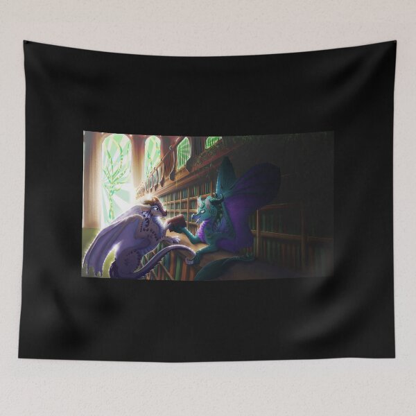 Item preview, Dragon Library designed and sold by InkofStars.