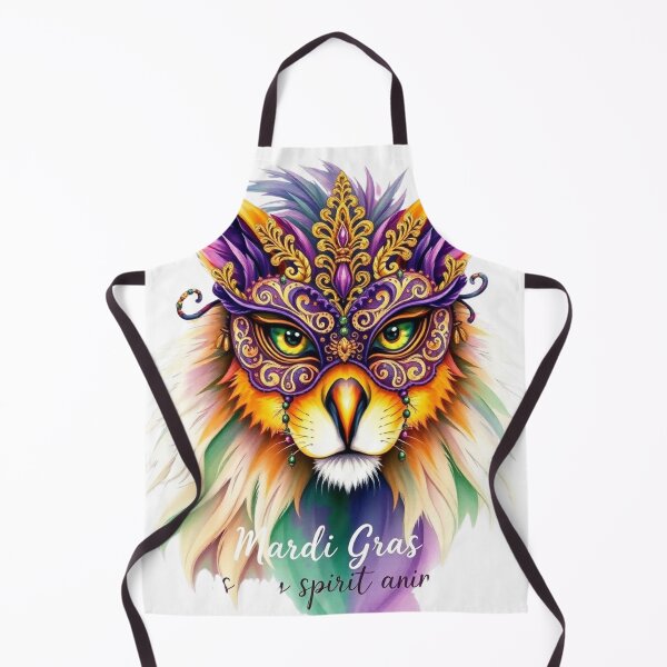 Item preview, Mardi Gras Spirit Animal designed and sold by DehatiCanvas.