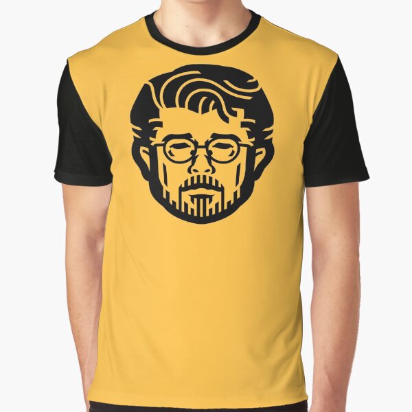 Vista previa del artículo con la obra «George Lucas Mínimo», diseñado y vendido por MinimalGeekery.