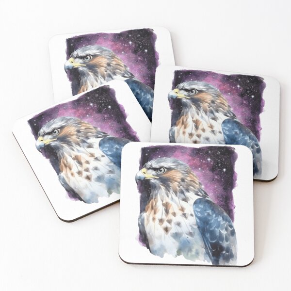 Item preview, Stunning Hawk against Night Sky Art Design designed and sold by Monica C. Webster.