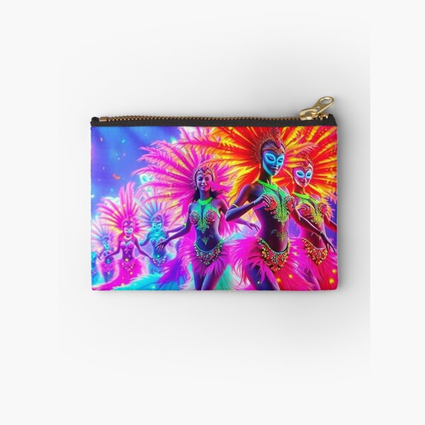 Item preview, Neon Carnival Dancers-Mardi Gras designed and sold by DehatiCanvas.