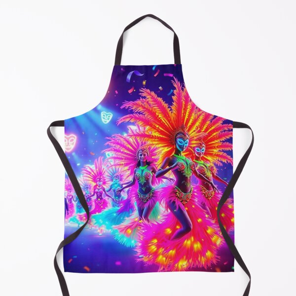 Item preview, Neon Carnival Dancers-Mardi Gras designed and sold by DehatiCanvas.