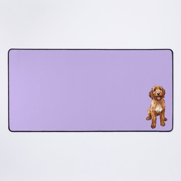 Item preview, Golden Doodle Watercolor Puppy (purple) designed and sold by Magnolia Valley Art.