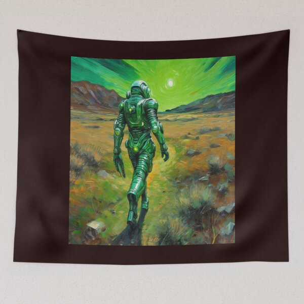 Item preview, "Cosmic Resilience: Futuristic Astronaut Expedition" designed and sold by Artisticanvas.