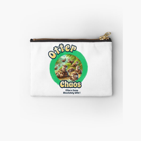 Item preview, Otter Chaos, otters gone absolutely wild designed and sold by MTeesGA.